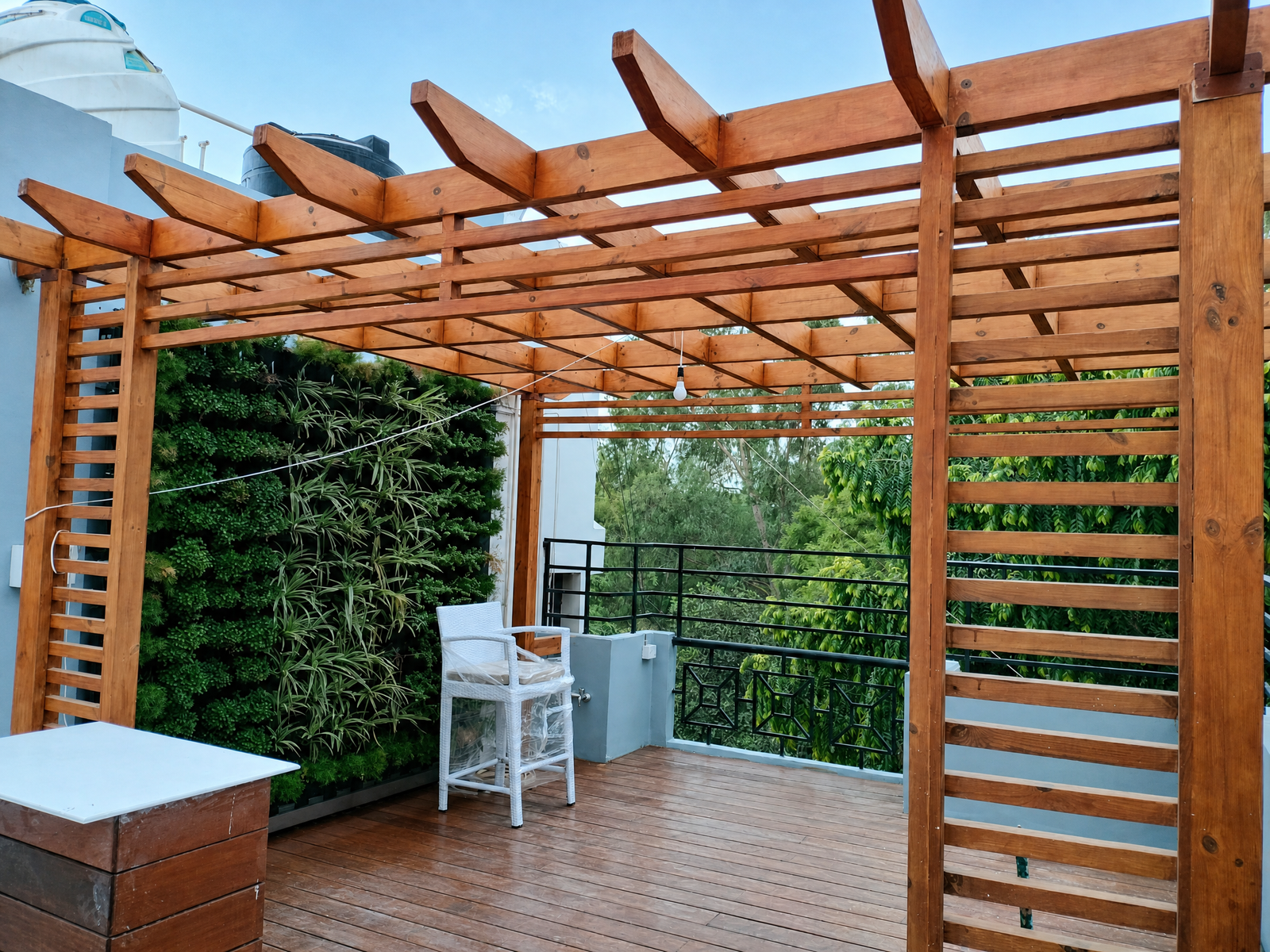 WoodenPergola_vertical_garden_decking_enhanced